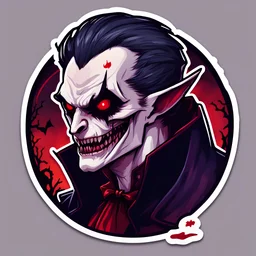 Neun Daybreak Vampire in sticker strange art style