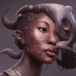 sango fantasy, fantasy magic, intricate, sharp focus, illustration, highly detailed, digital painting, concept art, matte, artgerm and paul lewin and kehinde wiley, masterpiece sexy lips Asian afro lips black African lady body Asian Dragon head silver bright rain lady outer space pretty skull head