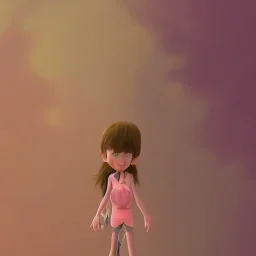 pixar style, realistic painting of jam, volumetric pink sky environment and background, volumetric lighting, dramatic lighting, detailed digital painting, extreme dense and fine, anime, ornate, colour-washed colors, elegant, small minutiae, tiny features, particulars, centered, smooth, sharp focus, renderman gofur render, 8k, uhd, detailed eyes, realistic shaded volumetric lighting, caustics, backlight