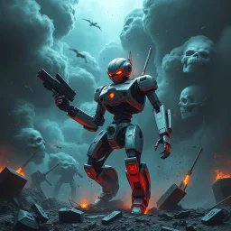 AI APOCOLYPSE DESTRUCTION AND CHAOS ROBOT WAR