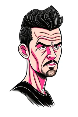 Gareth Bale Footballer cartoon 2d