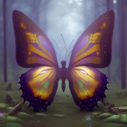 intricate details, realistic, octane,colorfull unreal engine, ,zoomed out + portrait, volumetric lighting, shiny,extreme detail, Photorealism, High detail, Hyper realistic butterfly in forest, macro lens blur,abstract paint, sharp,eos5d mark 4, ef 85mm 5.6, focus