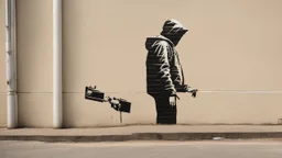 hacker by banksy