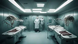 A horror-style operating room