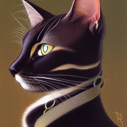 Portrait of a cat by Ralph Mcquarrie