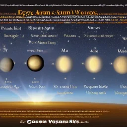 eye sun moon venus mars