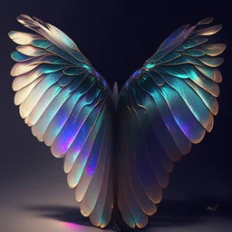 iridescent wings