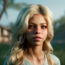 Shakira, artist, Realistic image, waist up portrait. perfect eyes, glow, circle iris. concept art, smooth, unreal engine 5, god lights, ray tracing, RTX, lumen lighting, ultra detail, volumetric lighting, 3d, finely drawn, high definition, 4k.