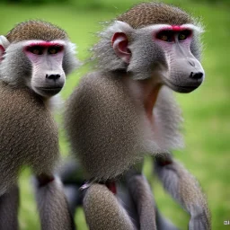 photo, robot baboons