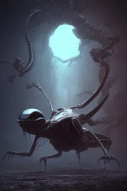  alien, surreal, darkness end, insect, shadow,