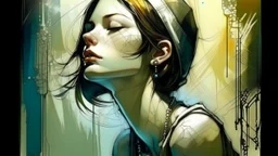 Graffiti Art with outline. Alex Maleev