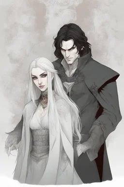 Strahd Von Zarovich and his wife Selene