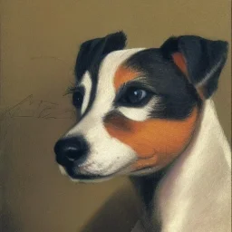 Tricolor Jack Russell by Vermeer