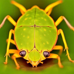 a man-faced_stink_bug, Catacanthus_incarnatus macro HDR photo