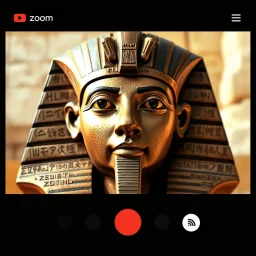 Zoom call in ancient Egypt.