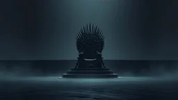 minimalistic throne fantasy, dark ages,