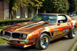 Foto orangeroter 1978 Pontiac Firebird Trans Am