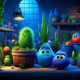 full shot,colorful,realistic lighting,8k,professional branding packaging set design for a plot named 'Peek-a-boo be interesting' for Pixar animated film called '165 degree planting plan',released 2025,about cute Blue fur ball family named 'Cam',What if make Lab from 165 degree planting plan as creative food service with reality mining,busy plumber's ideal at the stuffed doll factory,hoops travel around world,no place to graze cattle,diver license,what big ocean garbage disposer,exit 19,knolling