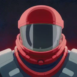 Highly detailed stunning image of undead scary evil zombie astronaut with iridescent blood red space suit,missing helmet face shield, dark fantasy, ghost in a shell, horror,evil, murderous,haunting,scary intricate details, cinematic, 8k, ultrarealistic, unreal engine,Norman Rockwell style, HR Giger style