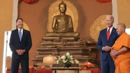 joe biden is a Buddhist monk