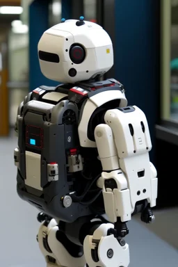 robot kawai attach on backpack