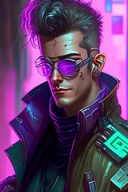 Grant Anthony O'Brian from College Humor, Cyberpunk