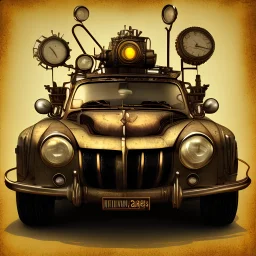 Steampunk car