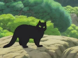 Mia the Cat: Mia is a handsome black cat with green eyes and a tail that is always wagging. She lives in a bright green caravan in the forest and loves to sunbathe on the rocks. Mia is smart, confident and likes to be in control of the situation. She is also friendly and helpful to her friends.