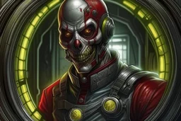 deadshot inside a medalion