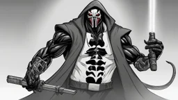 Cartoon venom sith with lightsaber claws