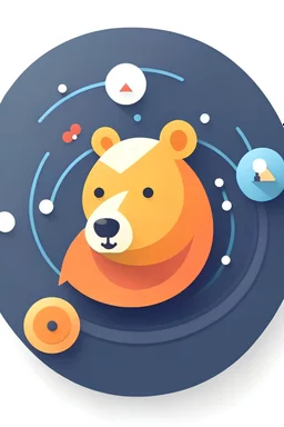icon for app with an animal for a software named "ORMIS" with functionality of discovery, inventory and orchestration