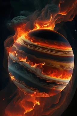 Júpiter en llamas