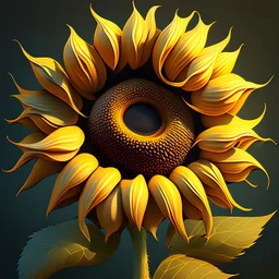 stylized sunflower