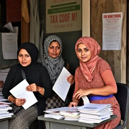 Female tax collectors