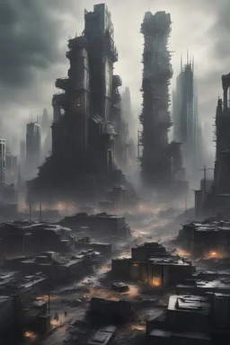 dystopian city