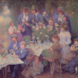 "The Brunch Club" by Monet.