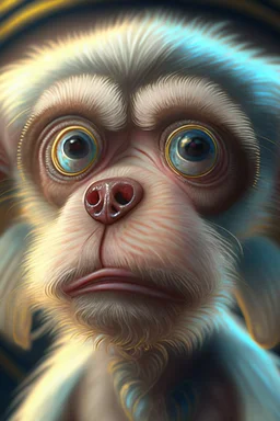 dog monkey hog,insanely detailed, 4k resolution, retroanime style, cute big circular reflective eyes, cinematic smooth, intricate detail , soft smooth lighting, soft pastel colors, painted Renaissance stylestyle