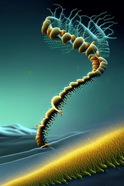 nuclear DNA attempting to run away through the axon hillock