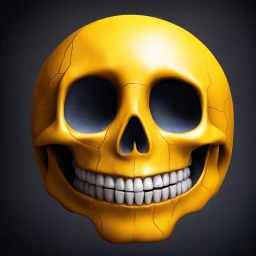 ANATOMICALLY CORRECT SKULL OF A SMILEY FACE