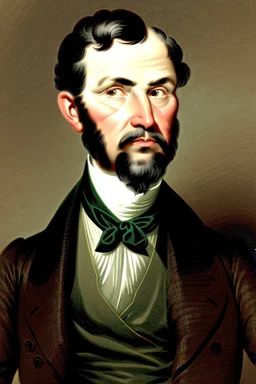 Extremely rich tyoung liberal guy portrait 1800s