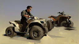 man on quad by phil hale