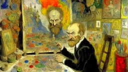 CREATE AN IMAGE based on the work of JAMES ENSOR