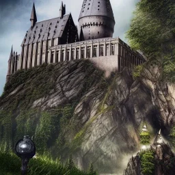 harry potter magical world with magical surroundings and lots of magic, realistic look with clarity