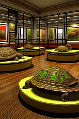 turtle museum 3dmax