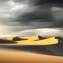 desert, storming, dunes, shades of gray, road, landscape