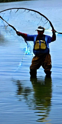 eau travail pêcheur