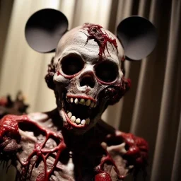 Rotting corpse zombie who is mickey mouse