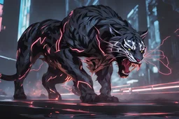 Venom beast in 8k solo leveling shadow artstyle, white tiger them, neon effect, close picture, full body, apocalypse, intricate details, highly detailed, high details, detailed portrait, masterpiece,ultra detailed, ultra quality