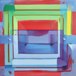 The painting by Joaquín Torres García exhibits a fascinating combination of geometric shapes and vibrant colors. The composition is balanced and precisely organized, creating a sense of order and harmony. The work transmits energy and vitality through primary colors and overlapping elemental shapes. It is a striking representation of the fusion between geometry, art and culture.