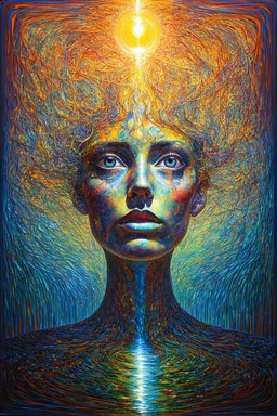 radiant certainty; neo-surrealistic optical art